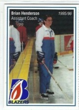 1995-96 Kamloops Blazers (WHL) Brian Henderson