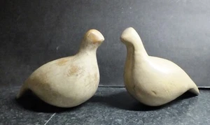 SUPERB CONTEMPORARY SCANDINAVIAN STYLE HAND CARVED WOODEN DUCKS - Picture 1 of 3