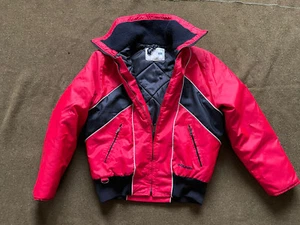 Rare-70s Vintage Polaris Red Black White Jacket Outerwear Small Union Made - Picture 1 of 8