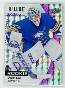 2023-24 Upper Deck Allure Devon Levi Rookie RC PURPLE DIAMOND /10 #144 - Picture 1 of 2