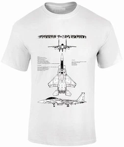 T-Shirts FPBP201 McDonnell Douglas F-15 Eagle Boeing Fantasy Printshop Eagle - Picture 1 of 3