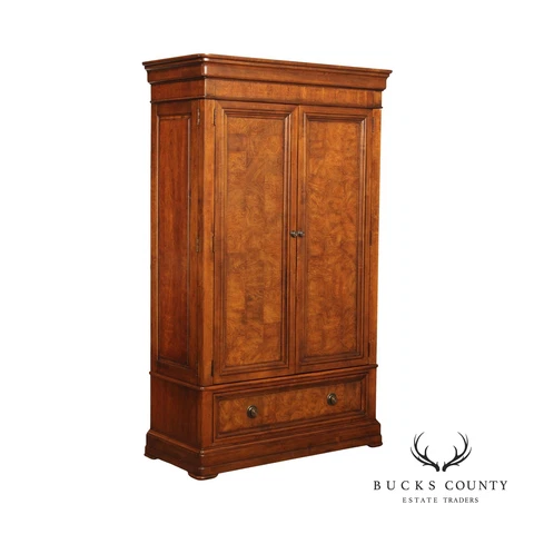 Ethan Allen Townhouse Collection Burlwood Armoire Cover