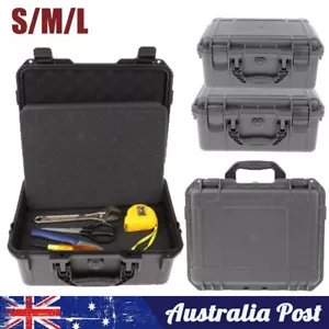 Waterproof Hard Carry Case Bag with Sponge Storage Box Portable Organizer Tool - Picture 1 of 16