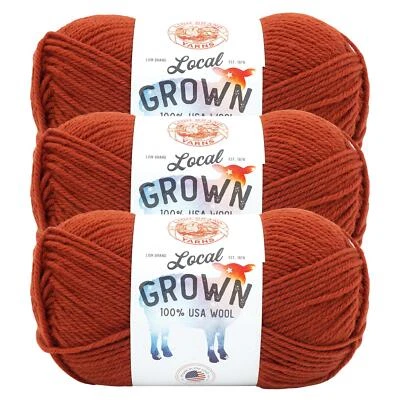(3 Pack) Lion Brand Yarn 668-133AX Local Grown Yarn, Maple - Image 1 of 4