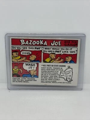 1970s Topps Bazooka Joe and his Gang #453 Free! 50 State Charms (*Puzzle 4) - Image 1 of 2