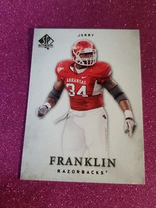 2012 SP Authentic Jerry Franklin #43 Rookie RC Arkansas - Bild 1 von 2