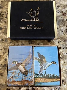 VINTAGE 2 DECKS "Ducks" GAME BIRDS BY RICHARD E. BISHOP ~ NEW! SEALED! w stamps - Picture 1 of 11