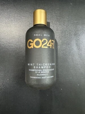 GO247:Real Men Mint Thickening Shampoo 8 OZ ~NEW - Image 1 of 2