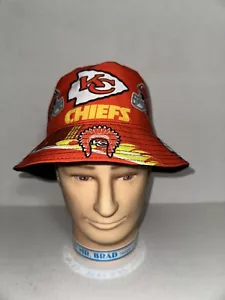 Sombrero de cubo hecho a medida de los Kansas City Chiefs vacaciones de playa de verano - Imagen 1 de 6