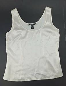 Women's JS Boutique Velvet Ivory Tank Casual Strappy Round Neck Shirt Size 4 - Picture 1 of 7