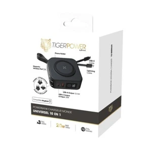 Tiger Powebank 10 in 1 10000 mAh Alimentatore Universale con Display LED SPINA UK - Foto 1 di 9