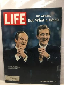 LIFE September 26, 1968 Humphrey And Muskie At The Democratic Convention - Picture 1 of 1