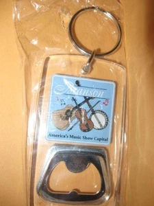 New BRANSON MO Bottle Opener KEY CHAIN keychain Missouri music show capital - Picture 1 of 5
