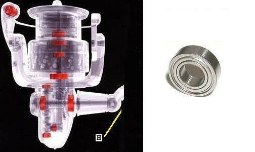Aggiornamento cuscinetto maniglia AERNOS 1000FA, 2500FA, 3000SFA, 4000FA, C5000FA - Immagine 1 di 1