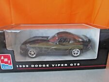 AMT 1999 Dodge Viper GTS BLACK Dealer Promo Car in Box 1:25 MINT