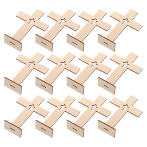 12 PCS Cross Jewelry Sign for Tabletop Display Communion Centerpieces - Picture 1 of 12