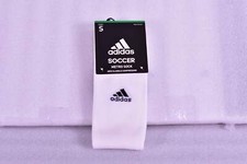 Youth Adidas Metro Knee High Soccer Socks Arch Ankle Compression XS White 2X
