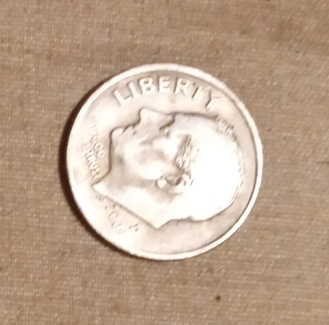 Us Dime Error 2008p Reverse Cover
