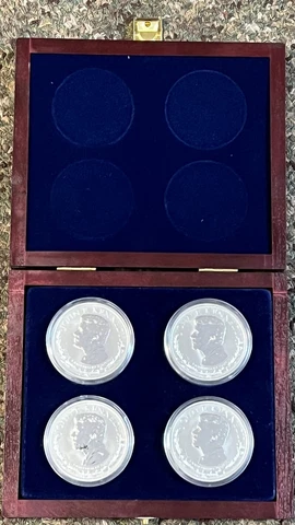Set of 4 Commemorative Coins American Mint 2017 World War I Centennial Kennedy Cover