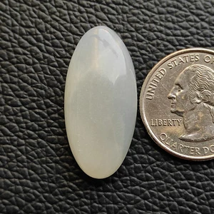 Rare white moonstone cabochon 30ct moonstone healing gemstone for jewelry C4864 - Picture 1 of 5