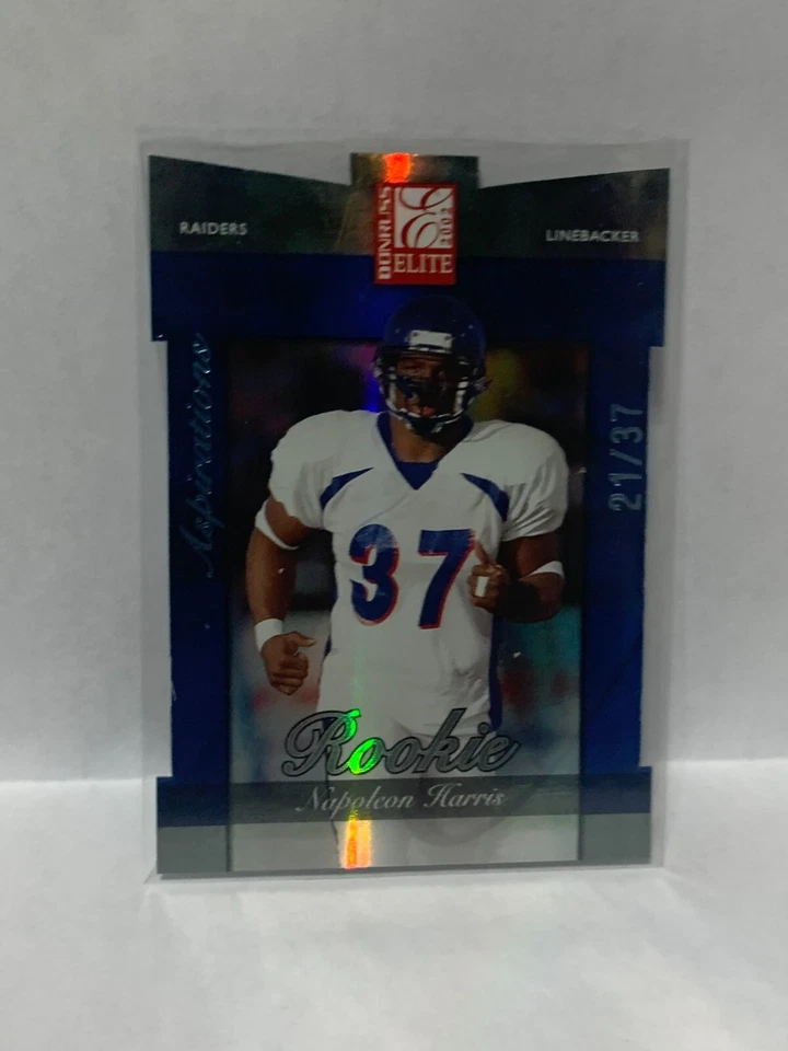 2002 Donruss Elite Aspirations - NAPOLEON HARRIS #'d 21/37 - Image 1 of 1