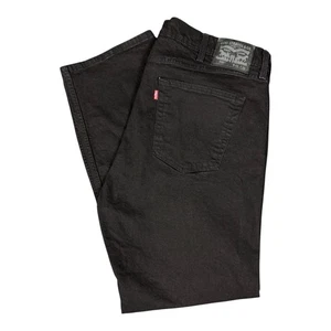 Jeans uomo Levi Strauss 505 regular fit 42x32 gamba dritta lavaggio scuro nero - Foto 1 di 12