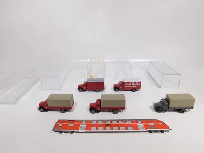 5X Brekina H0 1:87 LKW Magirus Deutz 4100 Balke 4101 DB Ecc Sg/Mint+Box #DZ287-1 - Immagine 1 di 4