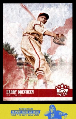 2018 Panini Diamond Kings Harry Brecheen card #44 St. Louis Cardinals - Image 1 of 2
