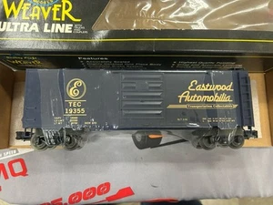 O Gauge Weaver Ultra Line 1:48 Scale Eastwood Automobilia Company Boxcar. NIB. - Picture 1 of 3