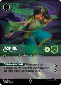 Jasmine - Desert Warrior (Enchanted) (212/204) [Ursula's Return] Near Mint Holo - Bild 1 von 1