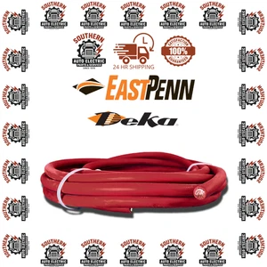 East Penn Deka Red 4/0 Copper Welding Cable Battery Wire 10 FT - Made In USA - Picture 1 of 5