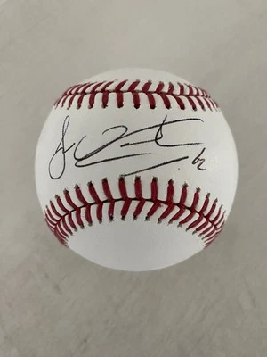 Jose Quintana Autographed Signed MLB Baseball Mets Brewers Rawlings - Image 1 of 4