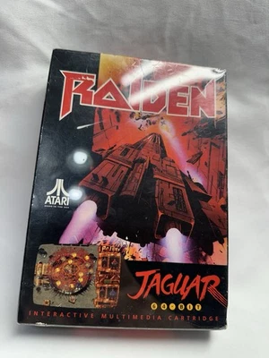 Raiden Atari Jaguar Shoot 'em Up Shooter Game 1993 NOS New Factory Sealed! - Image 1 of 4