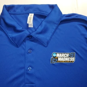 🏀 NCAA March Madness Tournament Poloshirt Blau Herren Large Basketball Bracket - Bild 1 von 12