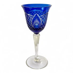 Copa romana azul - copa de vino azul cobalto cubierta - Imagen 1 de 9
