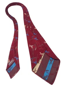 Vintage 1930s Silk Swing Tie – Brocade Novelty Art Deco Necktie for Men 47X4" - Picture 1 of 7