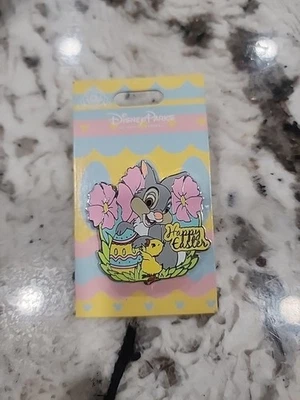 Parques Disney 2018 Feliz Pascua LE Pin Thumper con pollito Foto 1 de 2