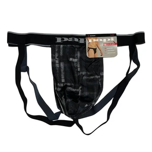 Papi Microflex Jockstrap 2-Pack Black/Grey NWT Size XL (40-42) NWT - Picture 1 of 4