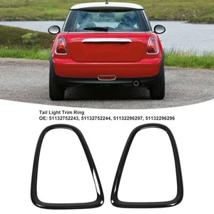 51132752243 Easy Installation Glossy Black Taillight Trim Ring For R56 R57 R58 - Picture 1 of 23