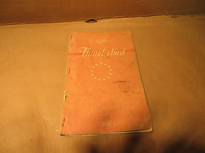 Thunderbird Ford T Bird 76 1976 manual del propietario Foto 1 de 3