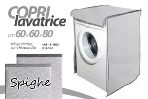 Coprilavatrice COPRI LAVATRICE PROTTETIVO IMBOTTITO CERNIERA SPIGHE 60*60*80 cm - Foto 1 di 12