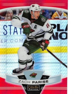 2019-20 O-Pee-Chee Platinum Red Prism #70 Zach Parise /199 - Picture 1 of 2