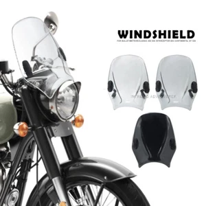 Parabrisas de motocicleta para Royal Enfield Bullet/Meteor/Classic 350 500 - Imagen 1 de 12