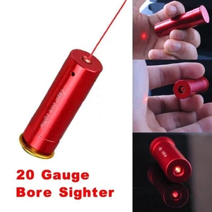 Laser Bore Sight 20 GAUGE 20GA Cartridge Red Laser Sight Boresighter - Picture 1 of 7