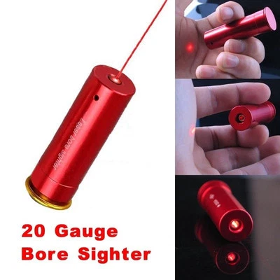 Laser Bore Sight 20 GAUGE 20GA Cartridge Red Laser Sight Boresighter - Image 1 of 4