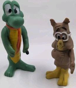 Set of 2 Pogo Possum & Friends Vinyl Figures 1969 Walt Kelly Made in Japan - Picture 1 of 4