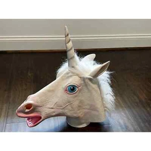 Unicorn Halloween Mask - Picture 1 of 12