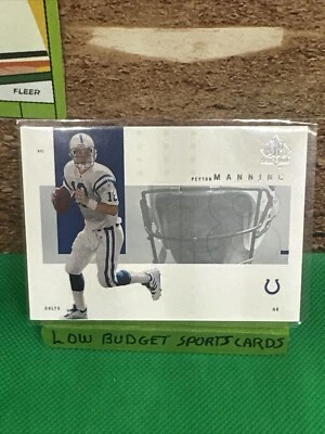 2001 SP Authentic #39 Peyton Manning Indianapolis Colts HOF - Image 1 of 2
