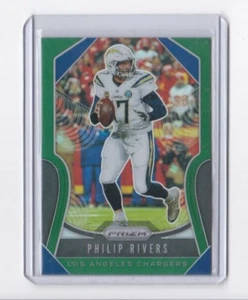 PHILIP RIVERS 2019 PANINI PRIZM FOOTBALL GREEN PRIZM PARALLEL CARD-SHIPS FREE - Picture 1 of 23