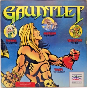 COMMODORE 64/128 -- GAUNTLET (MINDSCAPE - DISK) U.S. RELEASE - Picture 1 of 7